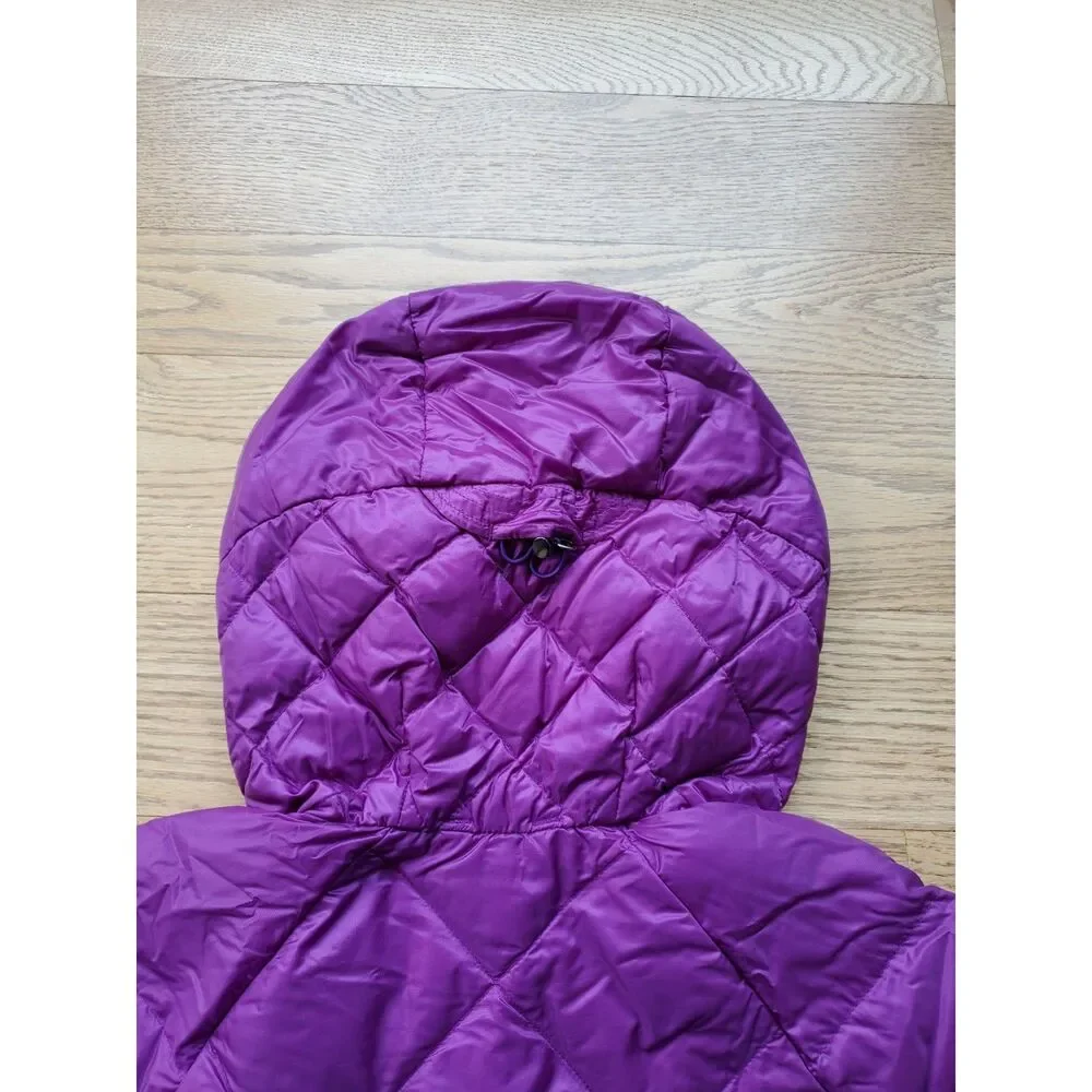 Lululemon Womens 4 Down For A Run Jacket Tender Violet Goose Athleisure EUC